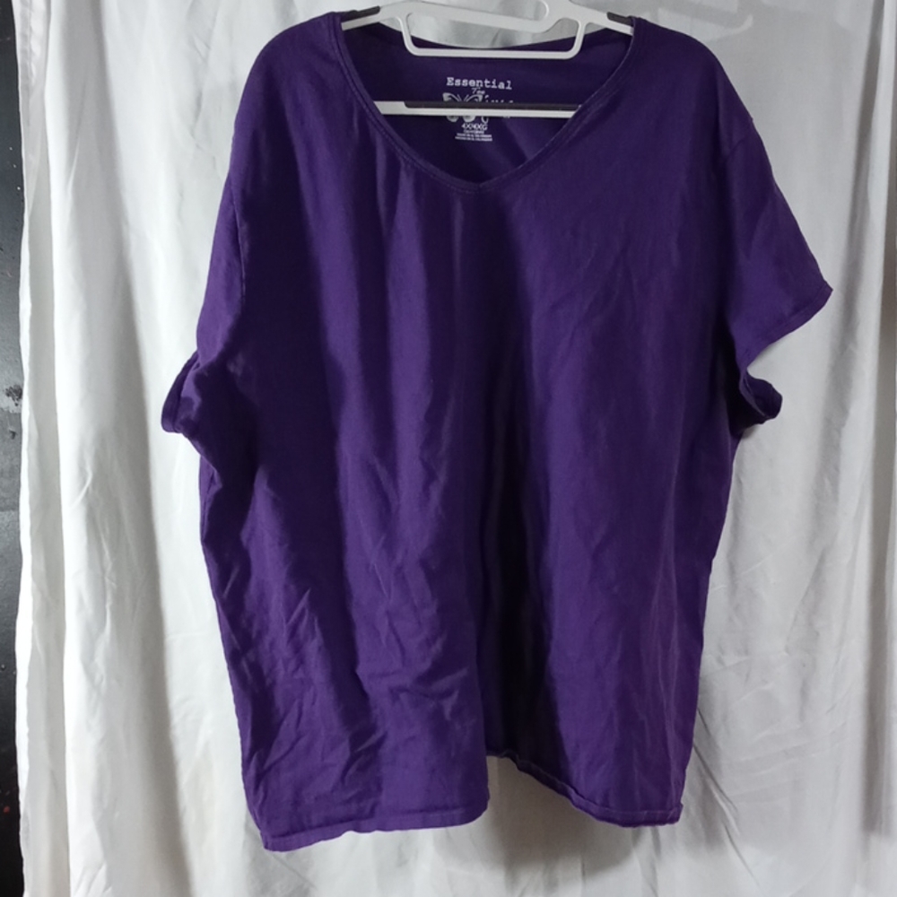 Solid purple tee